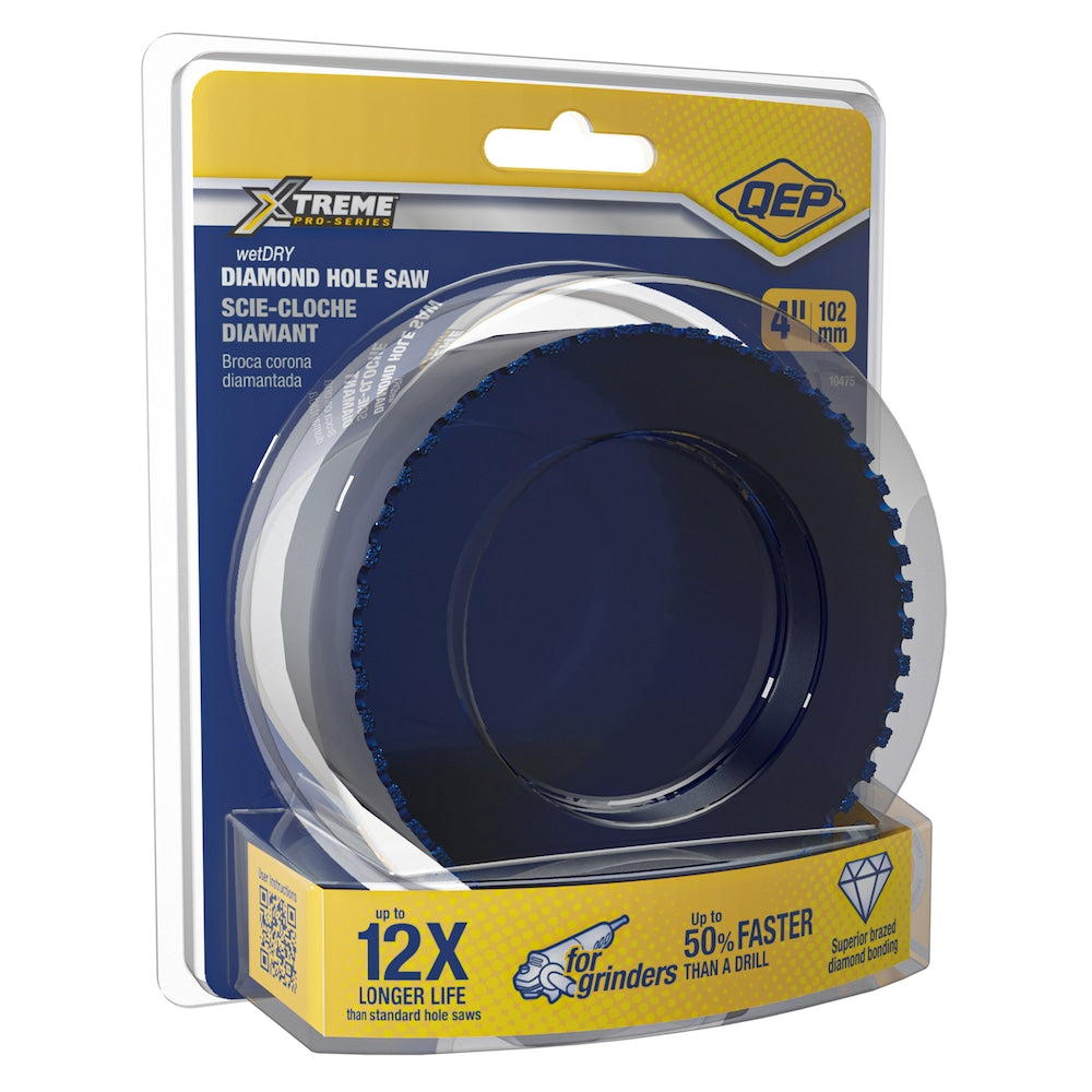 4 in. (102mm) Diamond Grinder Hole Saw