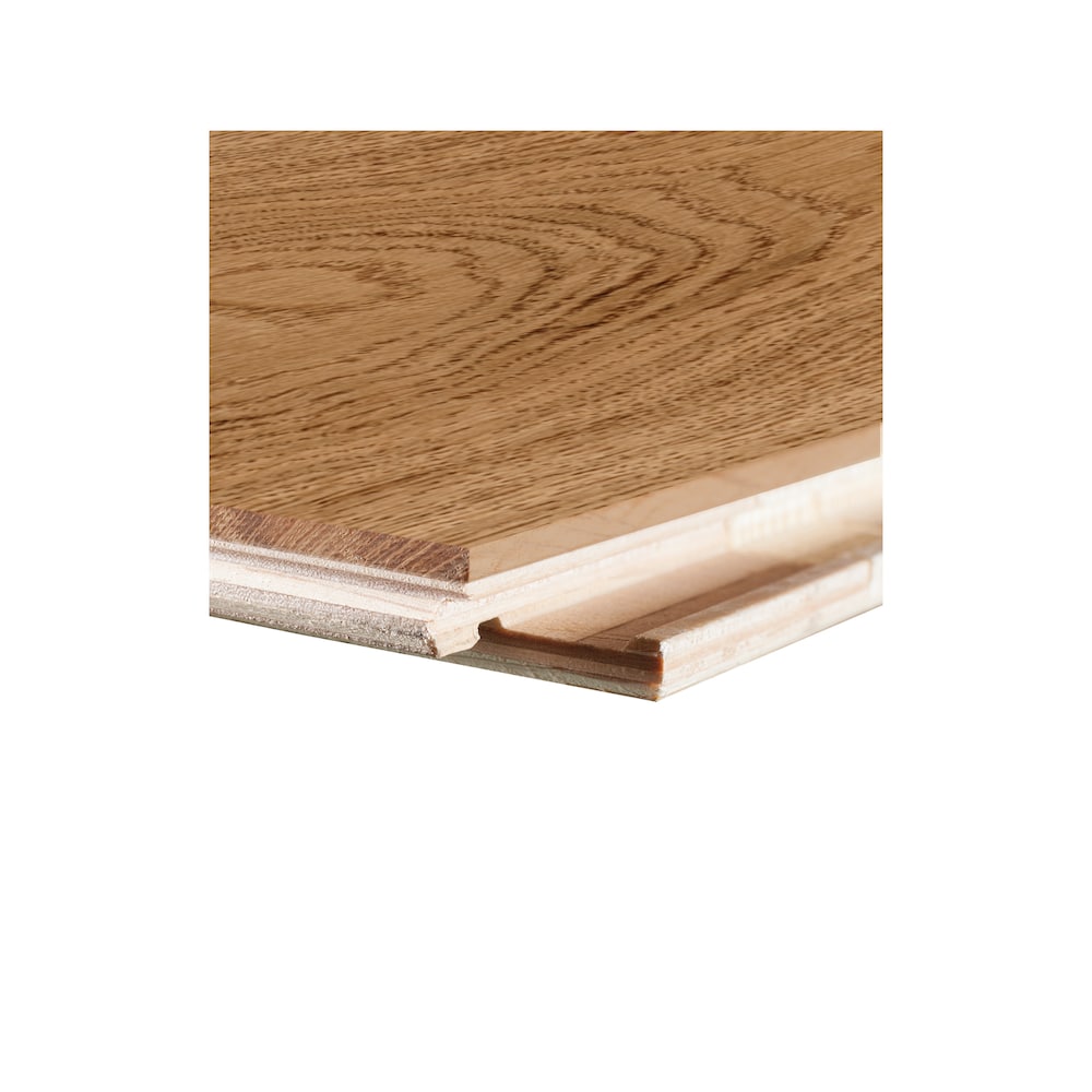 Wide Plank Square Edge 1/2-inch x 5.83-inch Amber Engineered French Oak Hardwood  31.54 sq. ft./Case