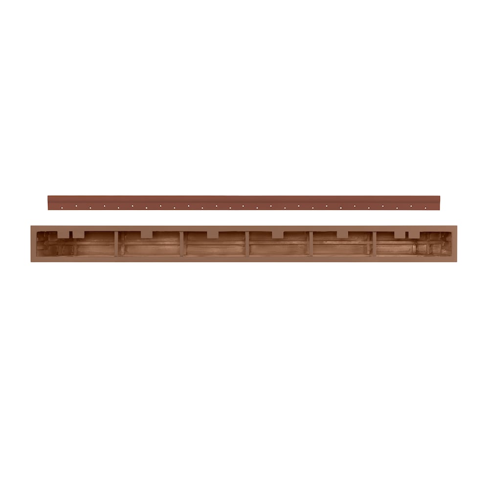 Étagère incombustible aspect bois naturel Zachary 48" avec finition Little River