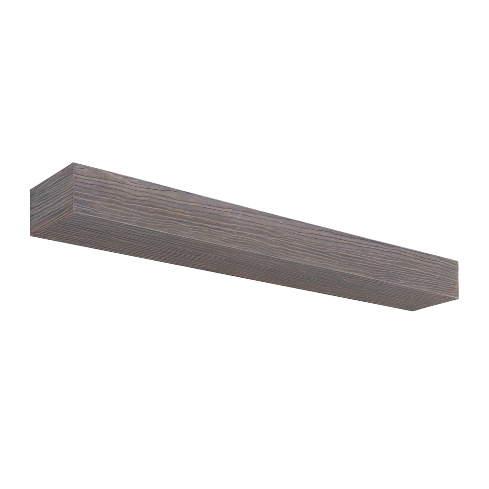 Étagère incombustible aspect bois naturel Zachary 48" avec finition Little River