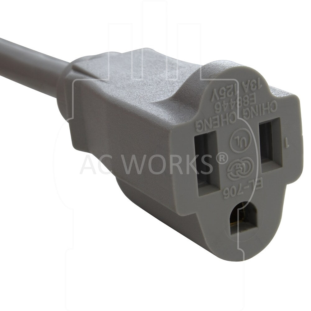 20ft 13A 16/3 Medical Grade Extension Cord