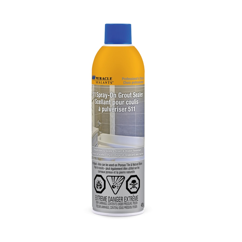 511 Spray-On Grout Sealer Invisible Penetrating Sealer, 425g Aerosol