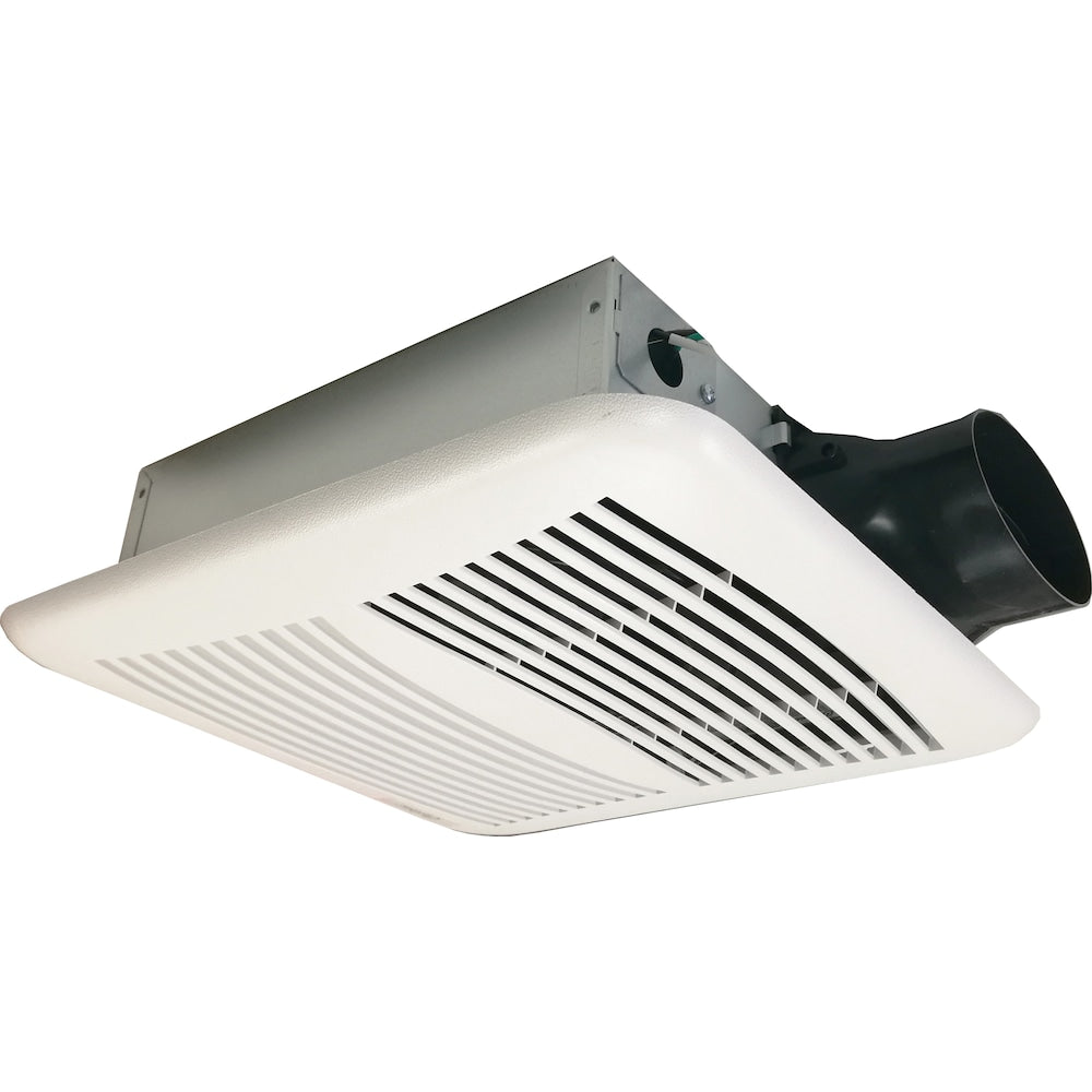 Cyclone Cyclone HushTone Low Profile, 3 vitesses, 50/80/100 CFM, 0,3/0,4/0,7 sones, ventilateur de salle de bain silencieux, CERTIFIÉ ENERGY STAR