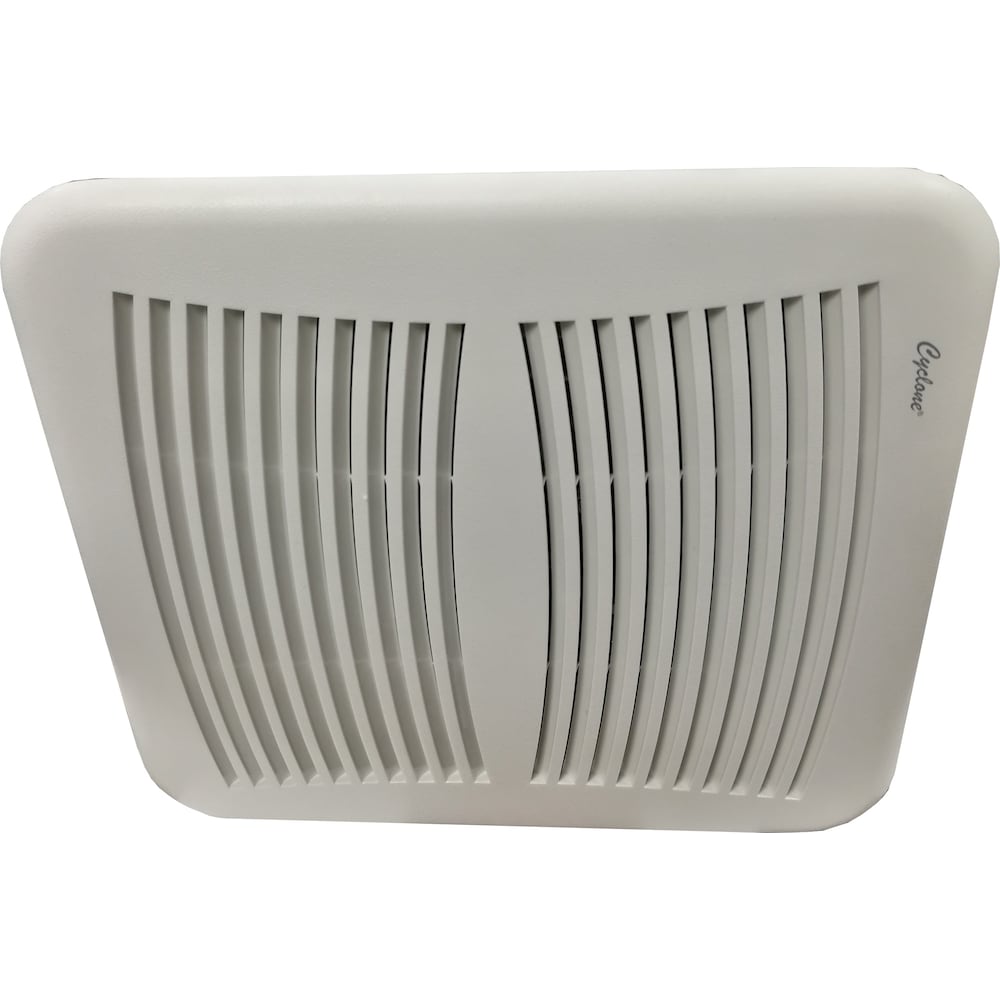 Cyclone Cyclone HushTone Low Profile, 3 vitesses, 50/80/100 CFM, 0,3/0,4/0,7 sones, ventilateur de salle de bain silencieux, CERTIFIÉ ENERGY STAR