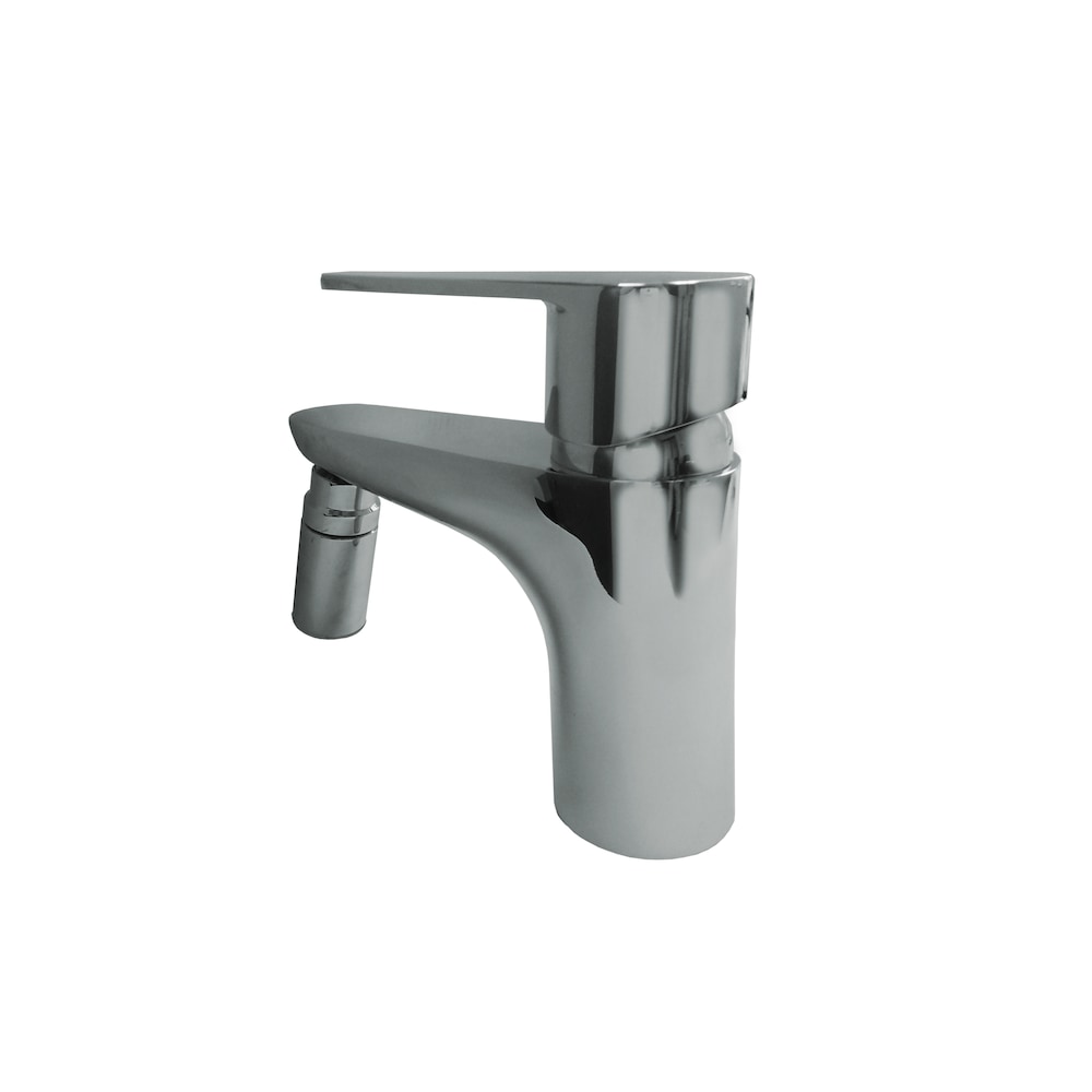 Robinet de salle de bain à levier unique à trou unique Sola avec lumière LED en chrome