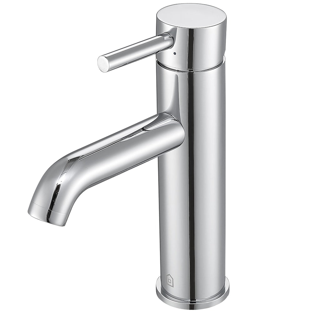 Robinet de salle de bain à levier unique à trou unique Argenta de 8,4 pouces en chrome