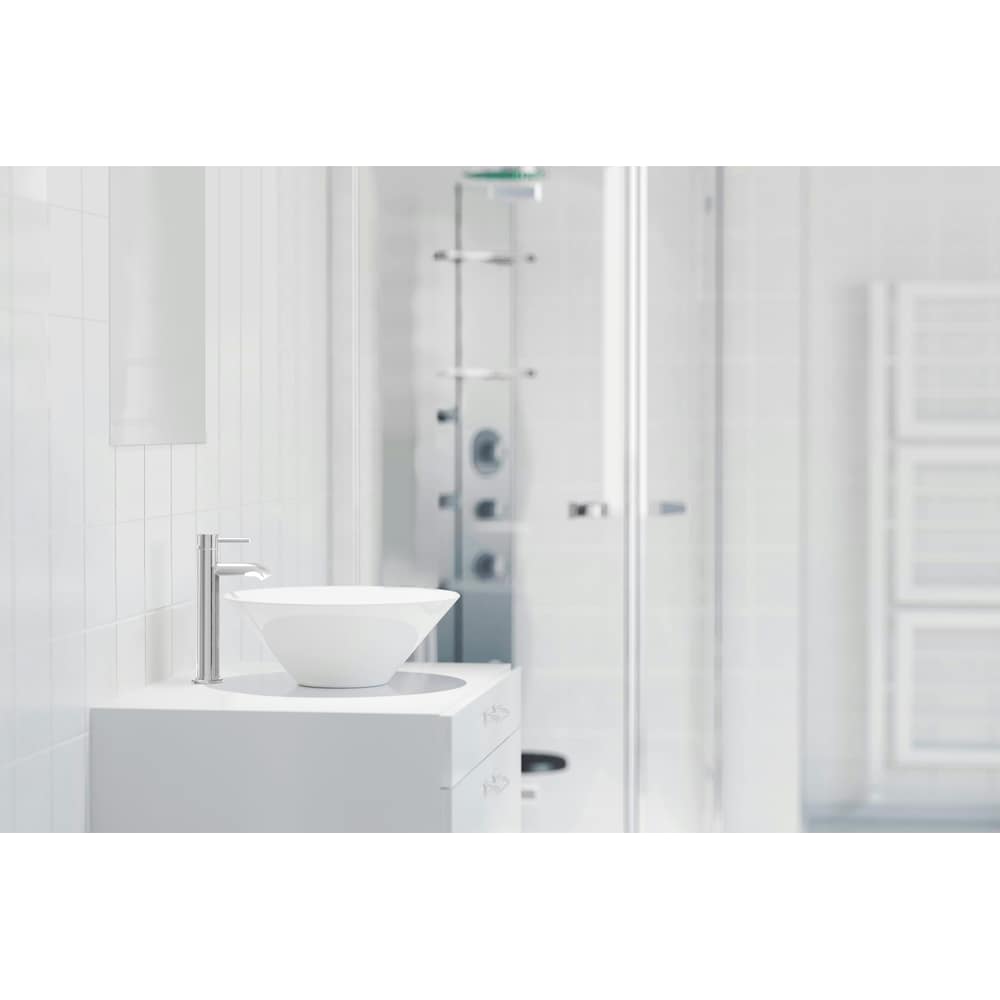 Robinet de salle de bain à levier unique à trou unique Argenta de 12,3 pouces en chrome