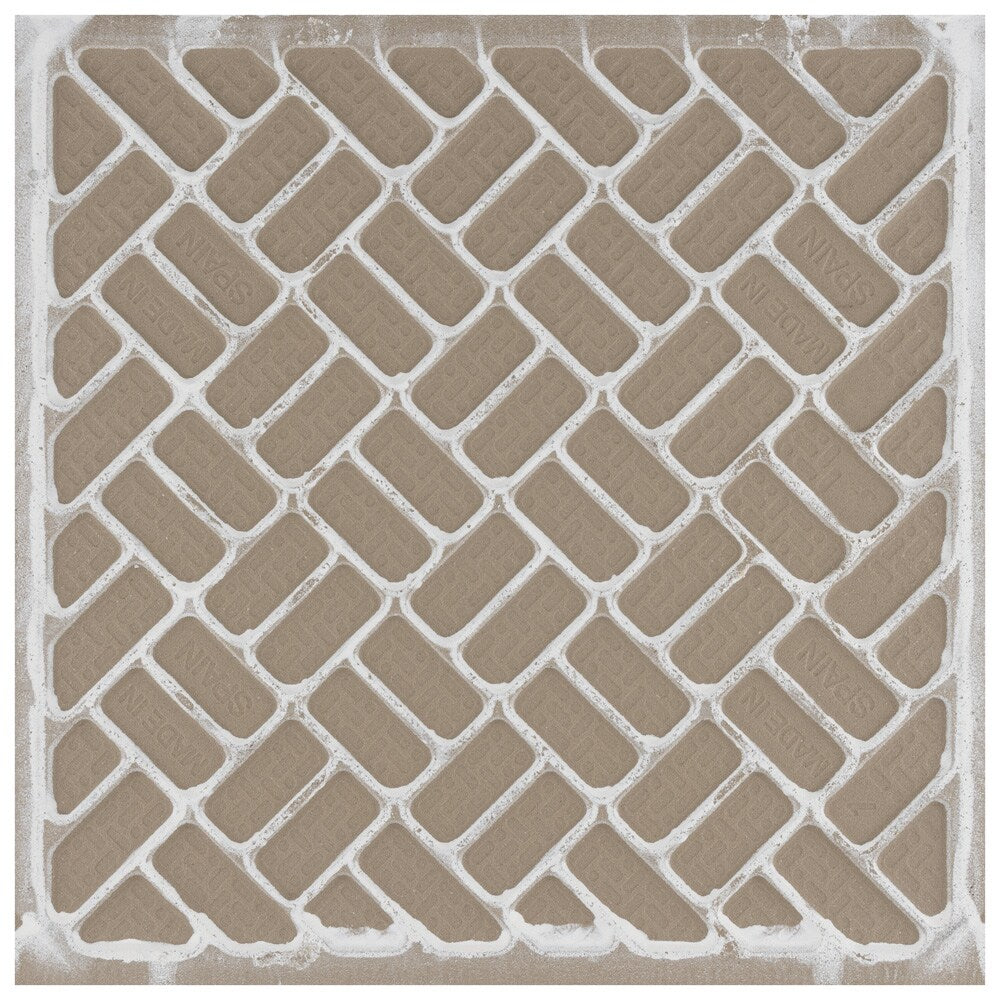 Sample - Cassis Stella Blue 9-3/4 in. x 9-3/4 in. Porcelain Floor and Wall