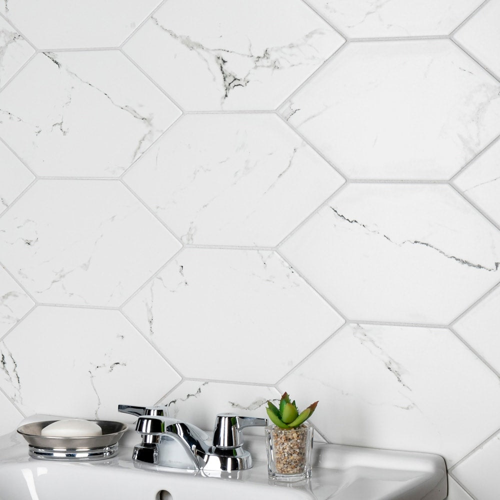 Timeless Kayak Calcatta 6-1/2-inch x 12-1/2-inch Porcelain Floor and Wall Tile (8.4 sq. ft./Case)