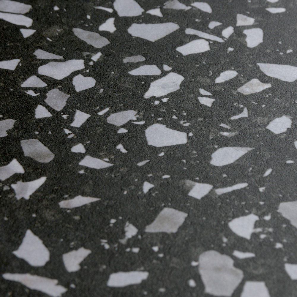 Sample - Venice Hex Black 8-5/8 in. x 9-7/8 in. Porcelain Floor and Wall