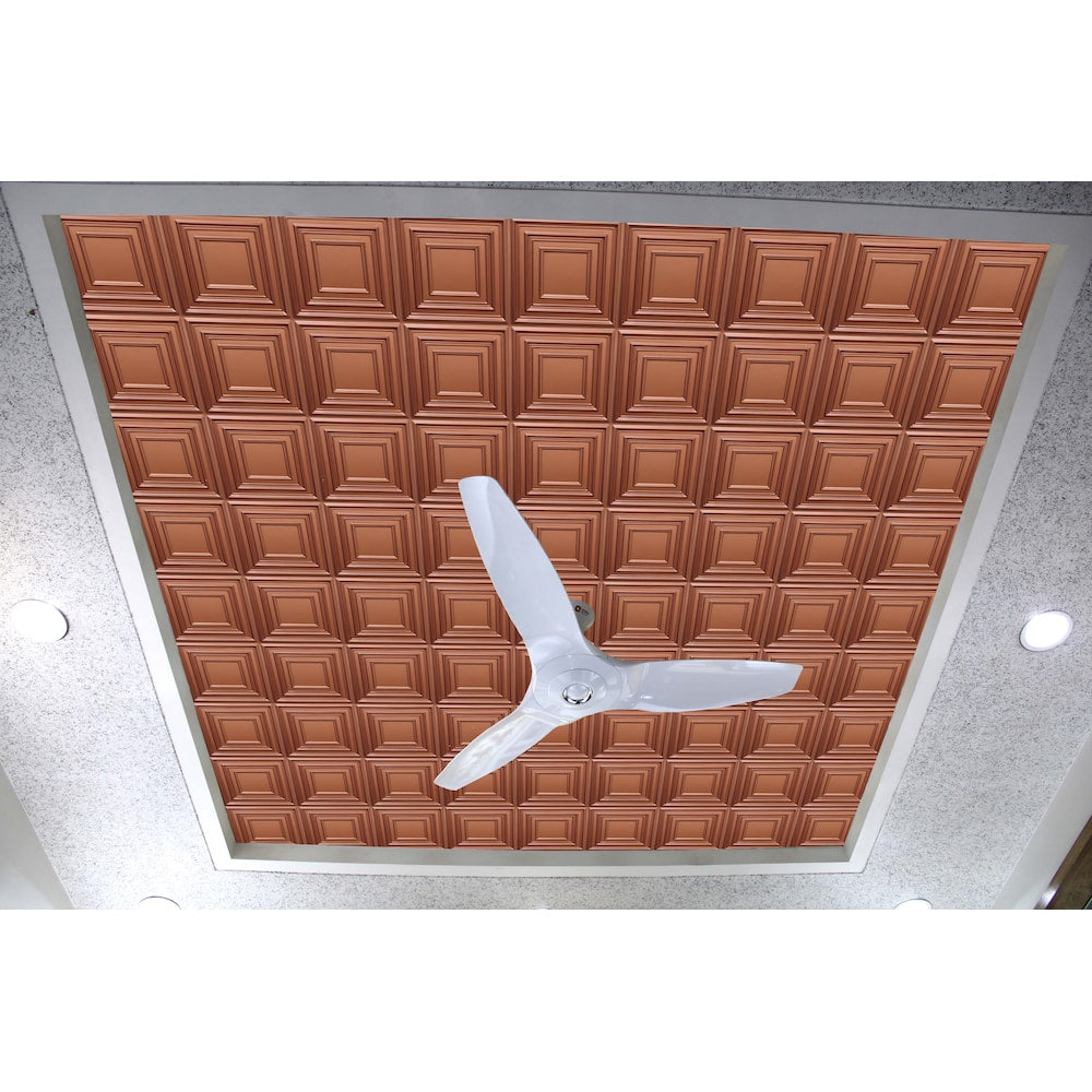Falkirk Perth 2 ft. x 2 ft. Glue Up or Lay In Ceiling Panel in Copper (25-Pack)