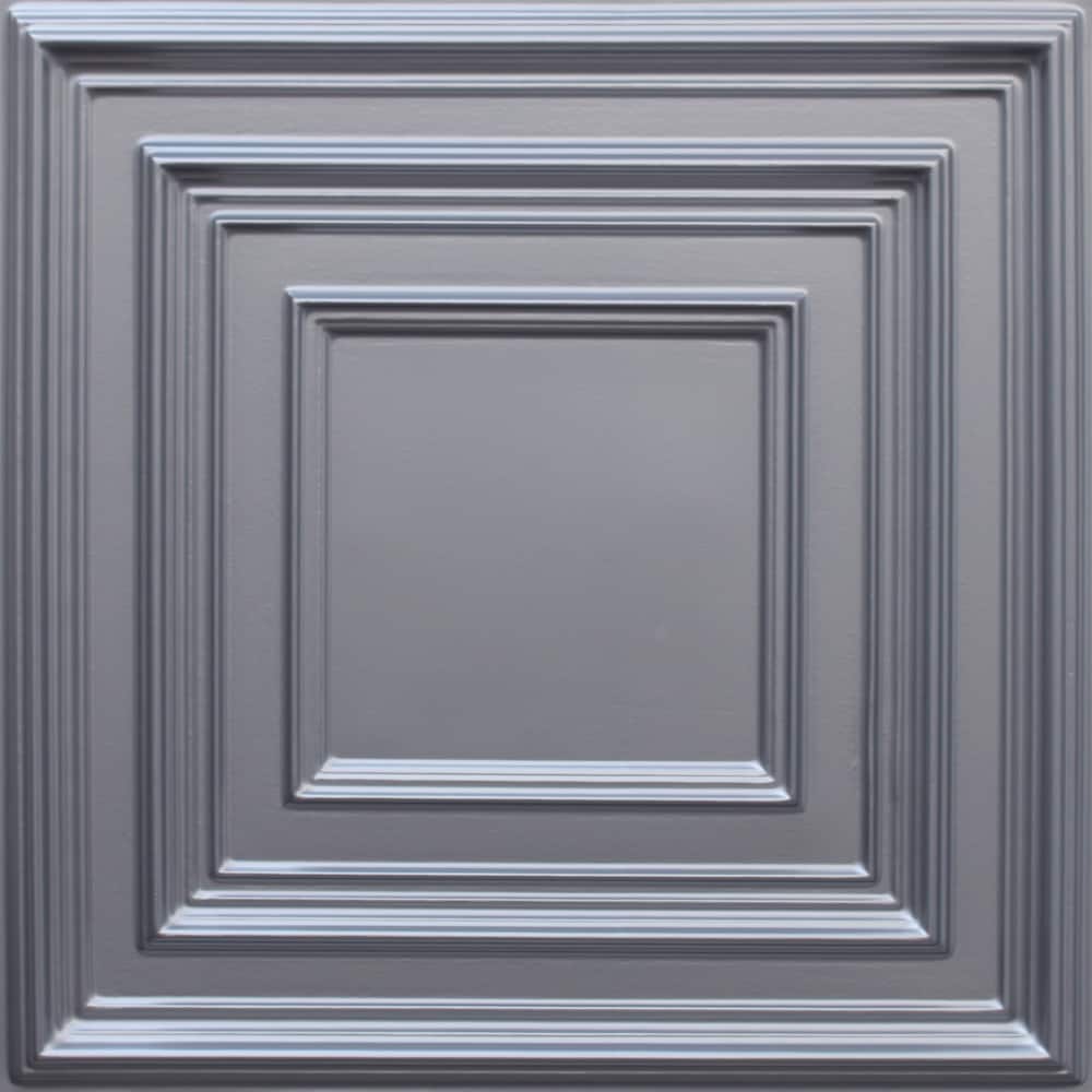 Falkirk Perth 2 ft. x 2 ft. Glue Up or Lay In Square Ceiling Panel in Pearl White (25-Pack)