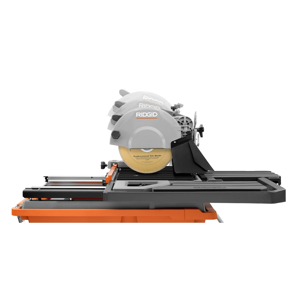 10-inch Wet Tile Saw with Extended Rip Capacity and Mobile Stand