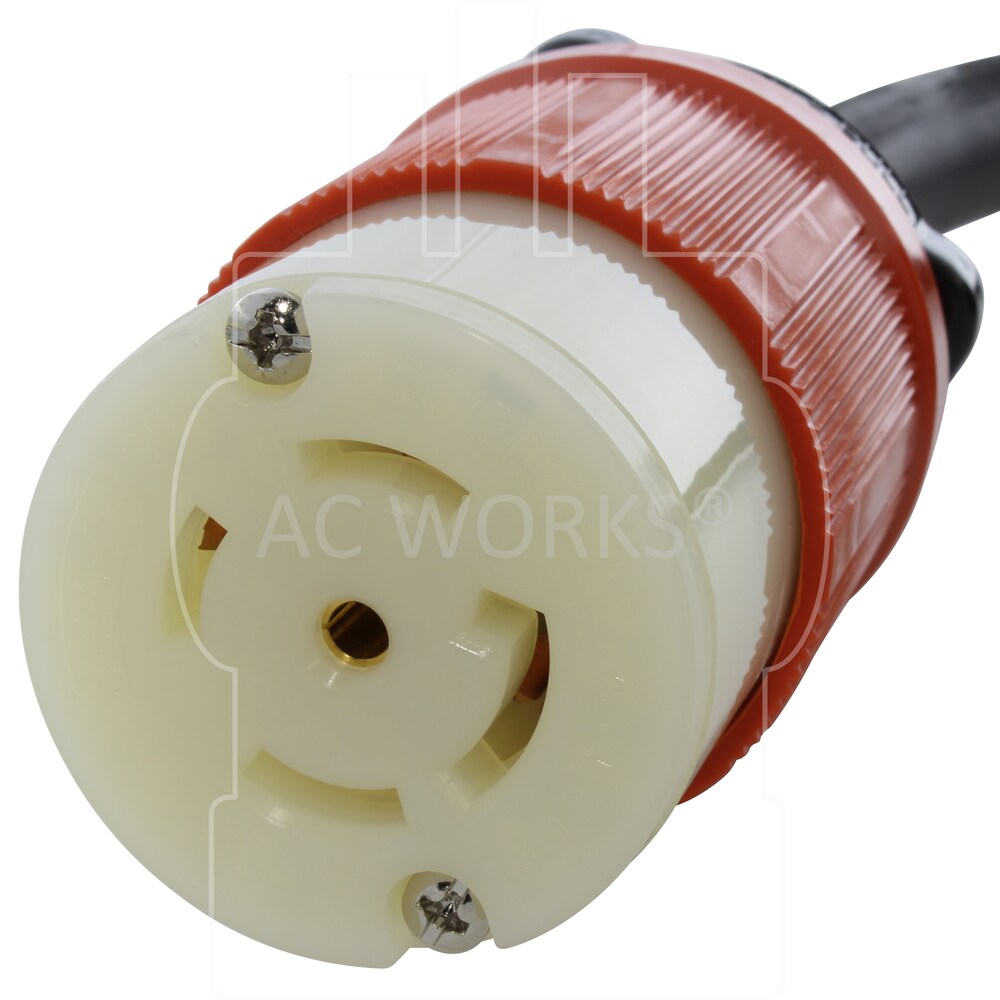 100ft SOOW 10/5 NEMA L21-30 30A 3-Phase 120/208V Industrial Rubber Extension Cord