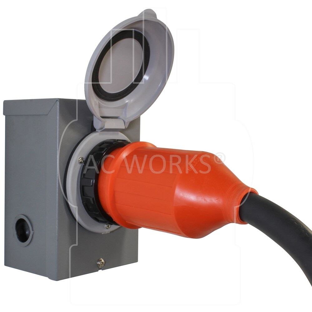 25ft 6/4 SOOW NEMA SS2-50 50A 125/250V Marine Boat Rubber Power Cord