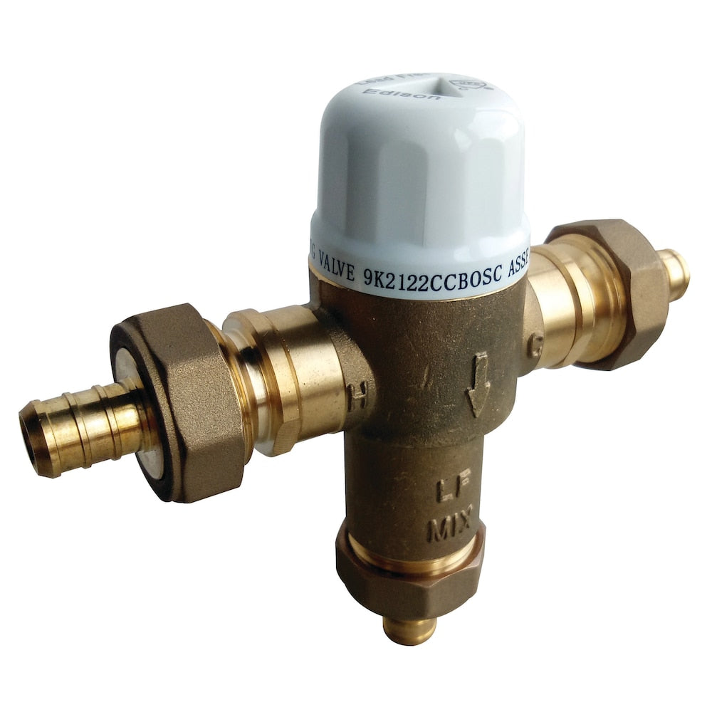 Mitigeur thermostatique 1/2 pouce PEX sans plomb