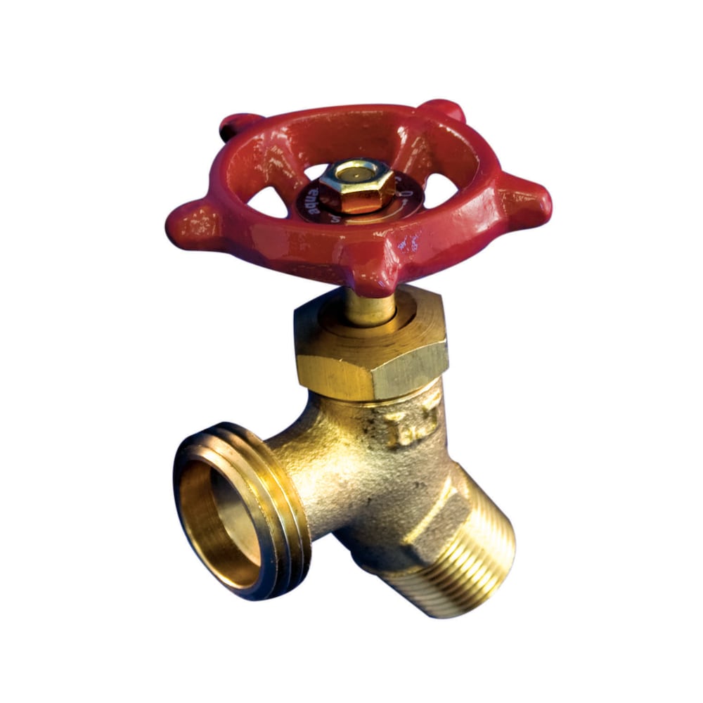 Boiler Drain Valve 1/2-inch Angle Brass Male Pack of 12