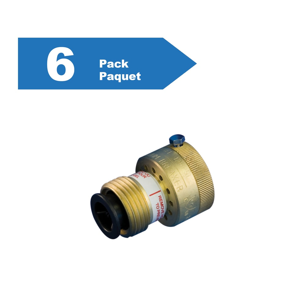 Casse-vide Tuyau 3/4" Vidange Automatique CUPC Paquet de 6