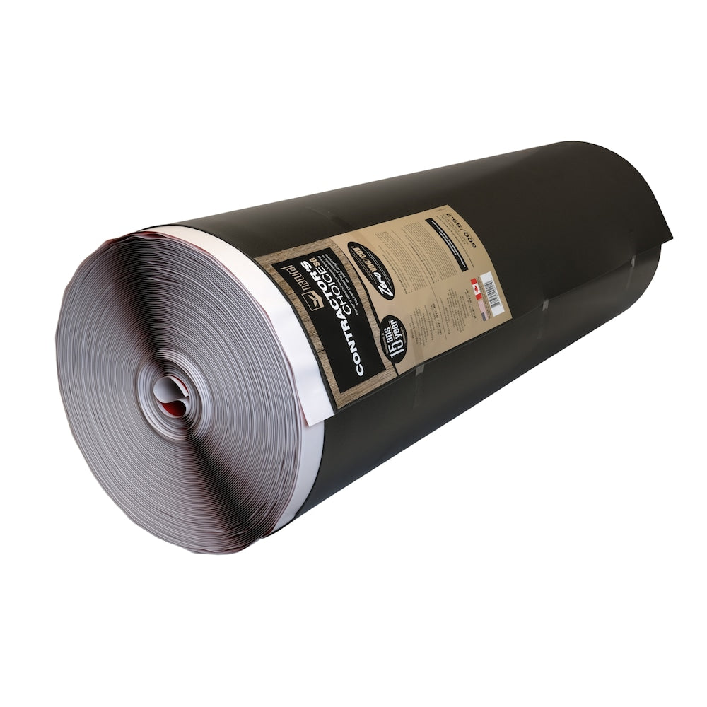 Sous-couche de choix pour les entrepreneurs pour stratifiés et contrecollés, rouleau de 600 pi2, 2 mm