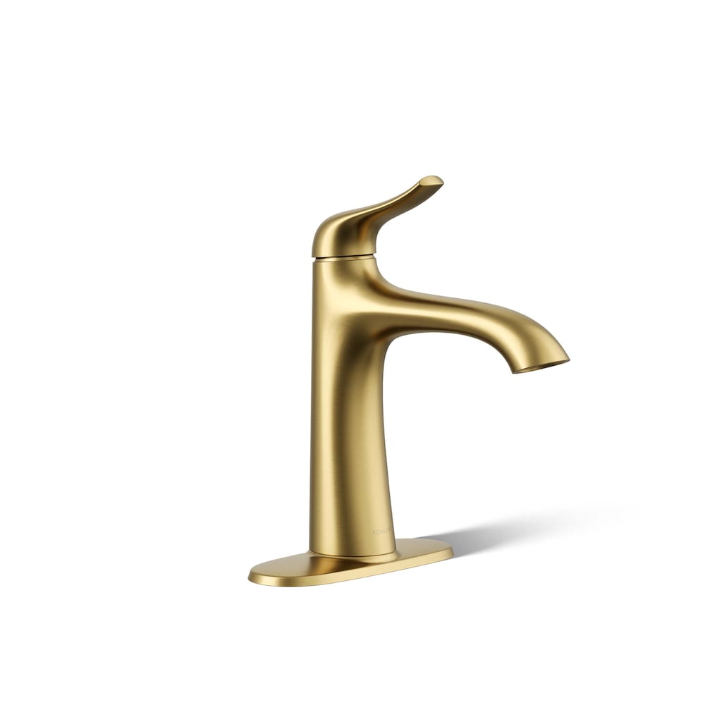Easmor 1-Handle Bathroom Sink Faucet in Gold