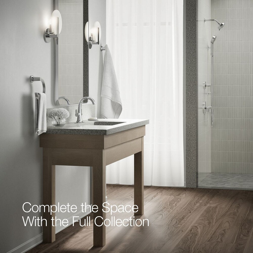 Robinet de lavabo de salle de bain monobloc Setra à 2 poignées en chrome