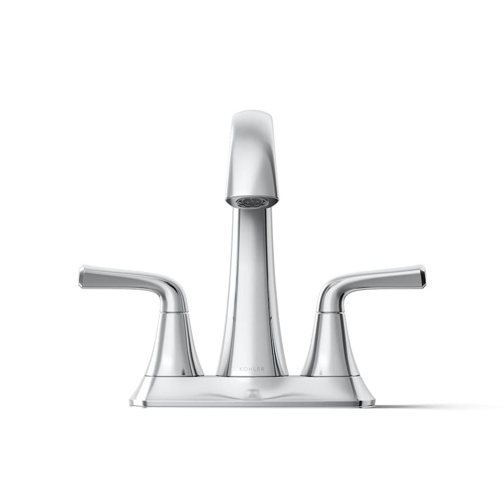 Robinet de lavabo de salle de bain à 2 poignées Sundae Centerset en chrome