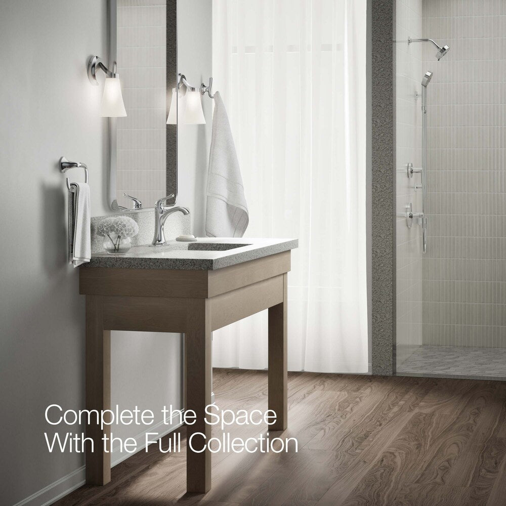 Robinet de lavabo de salle de bain à 1 poignée Sundae en chrome