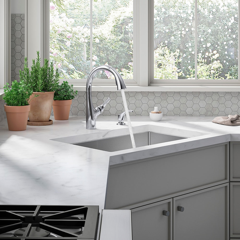 Avi Pull-out 1-Handle Kitchen Sink Faucet in Chrome