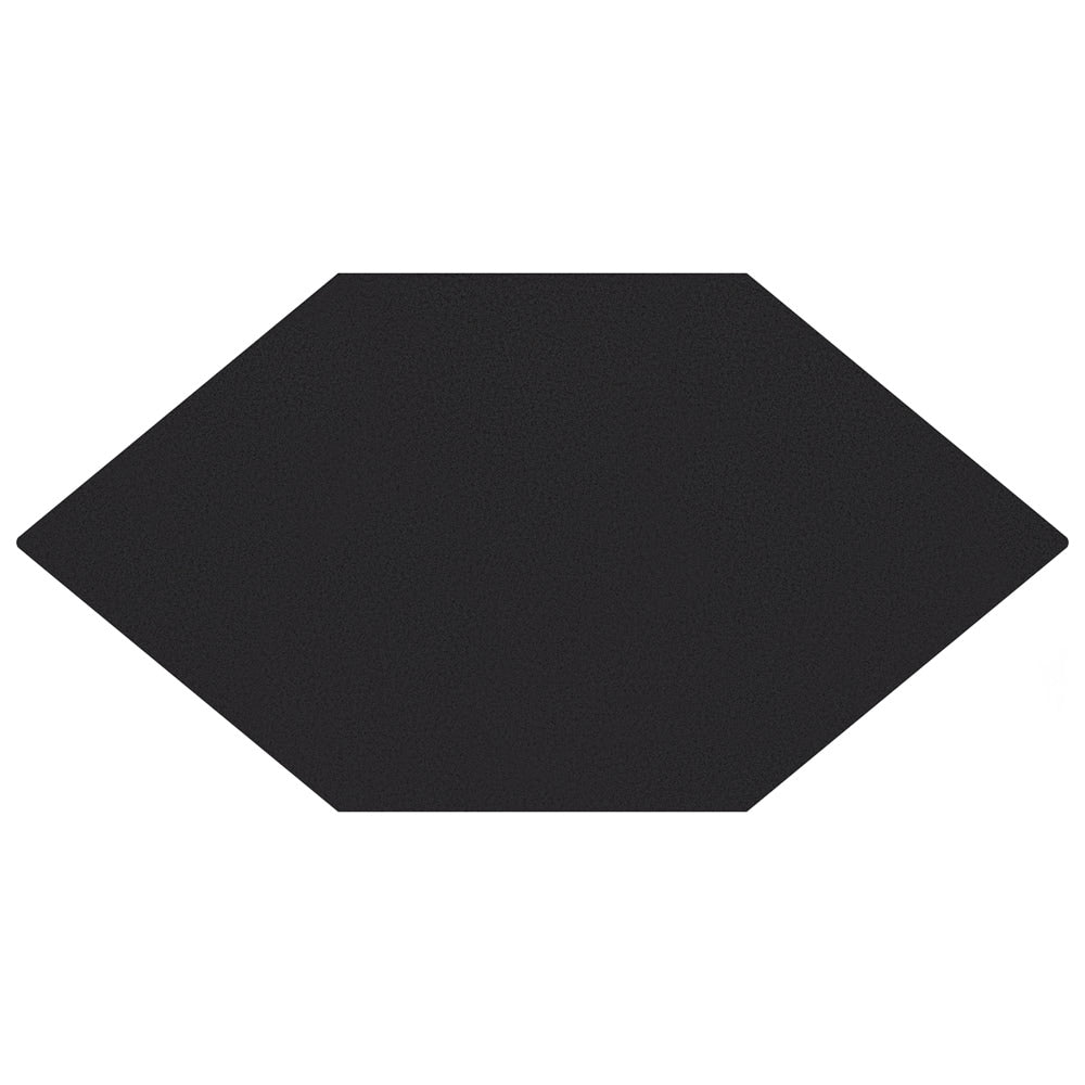 Textile Basic Kayak Black 6-1/2 in. x 12-1/2 in. Porcelain Floor and Wall Tile (8.4 sq. ft./Case)