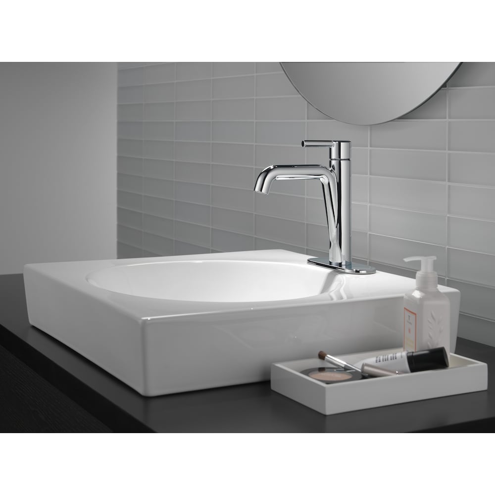 Robinet de salle de bain à poignée unique Nicoli en chrome