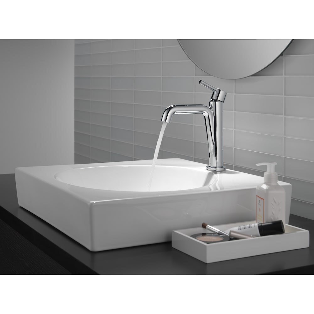 Robinet de salle de bain à poignée unique Nicoli en chrome