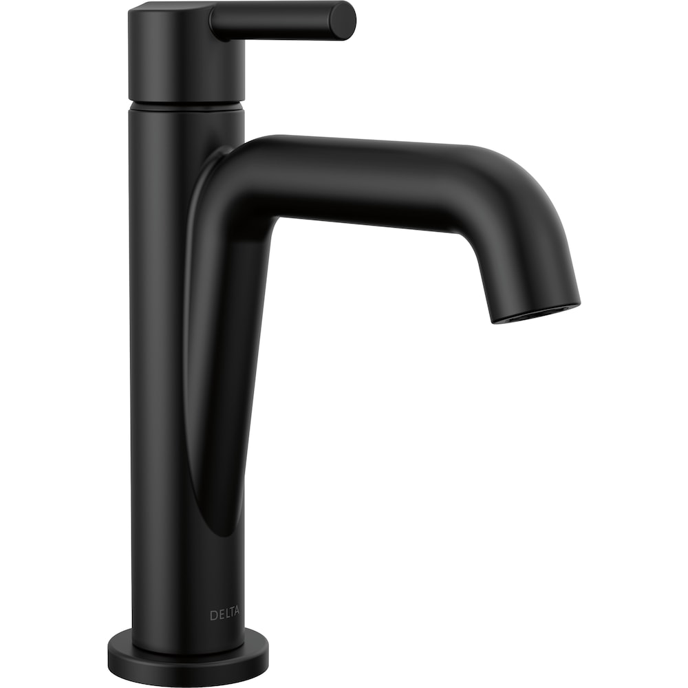 Robinet de salle de bain à poignée unique Nicoli en noir