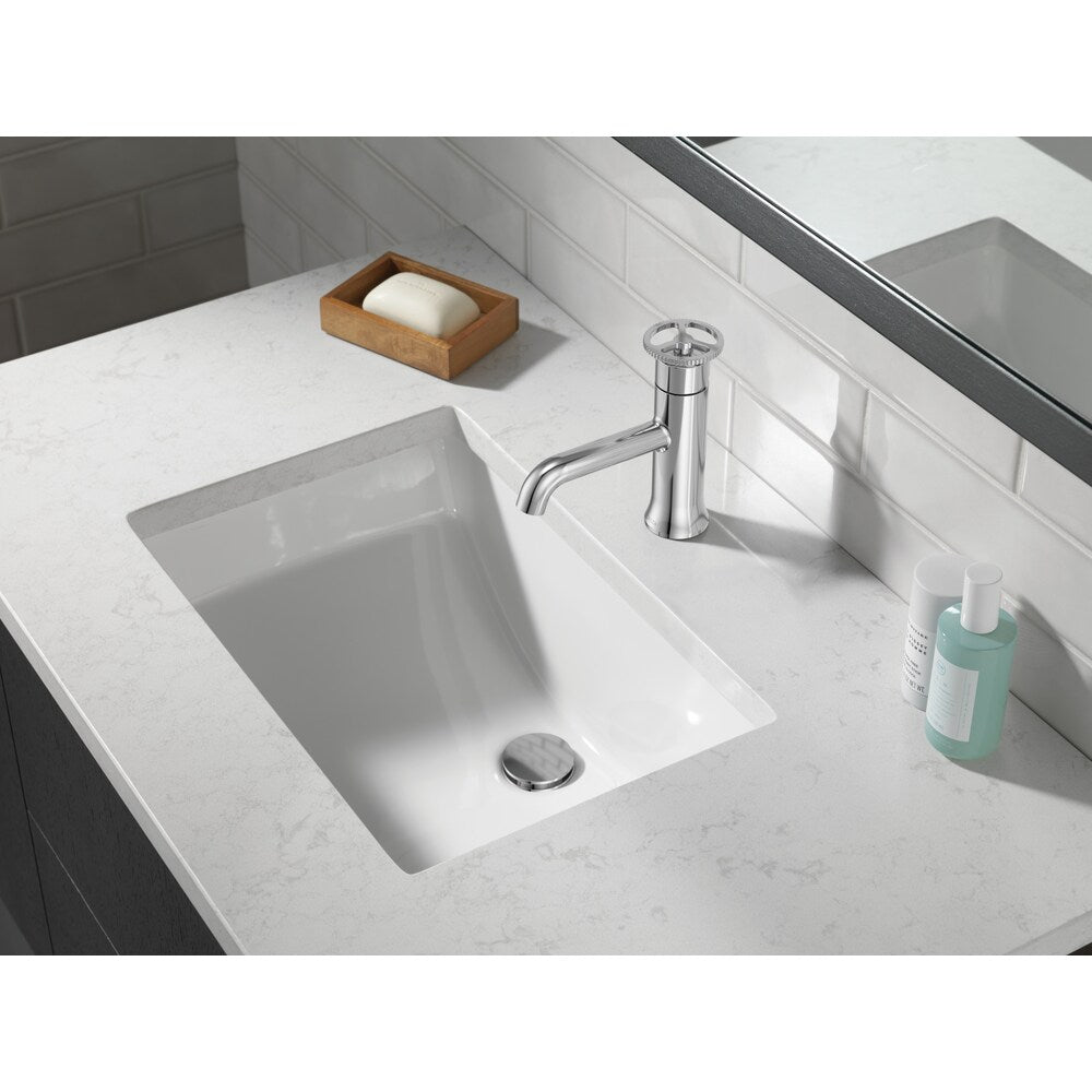 Trinsic Single Handle Single Hole WaterSense Bathroom Faucet in Chrome