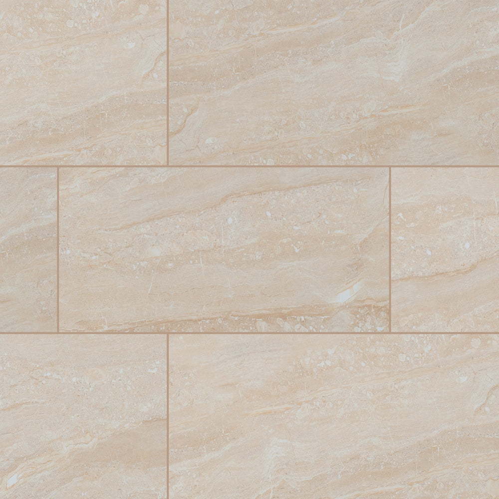 Take Home Tile Sample - Aria Oro 4 in. x 4 in. Polished Porcelain Floor and Wall Tile
