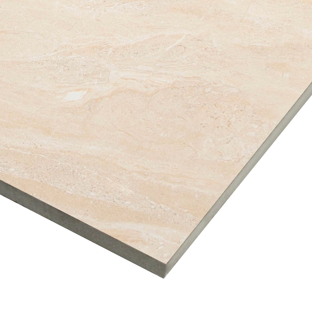 Take Home Tile Sample - Aria Oro 4 in. x 4 in. Polished Porcelain Floor and Wall Tile