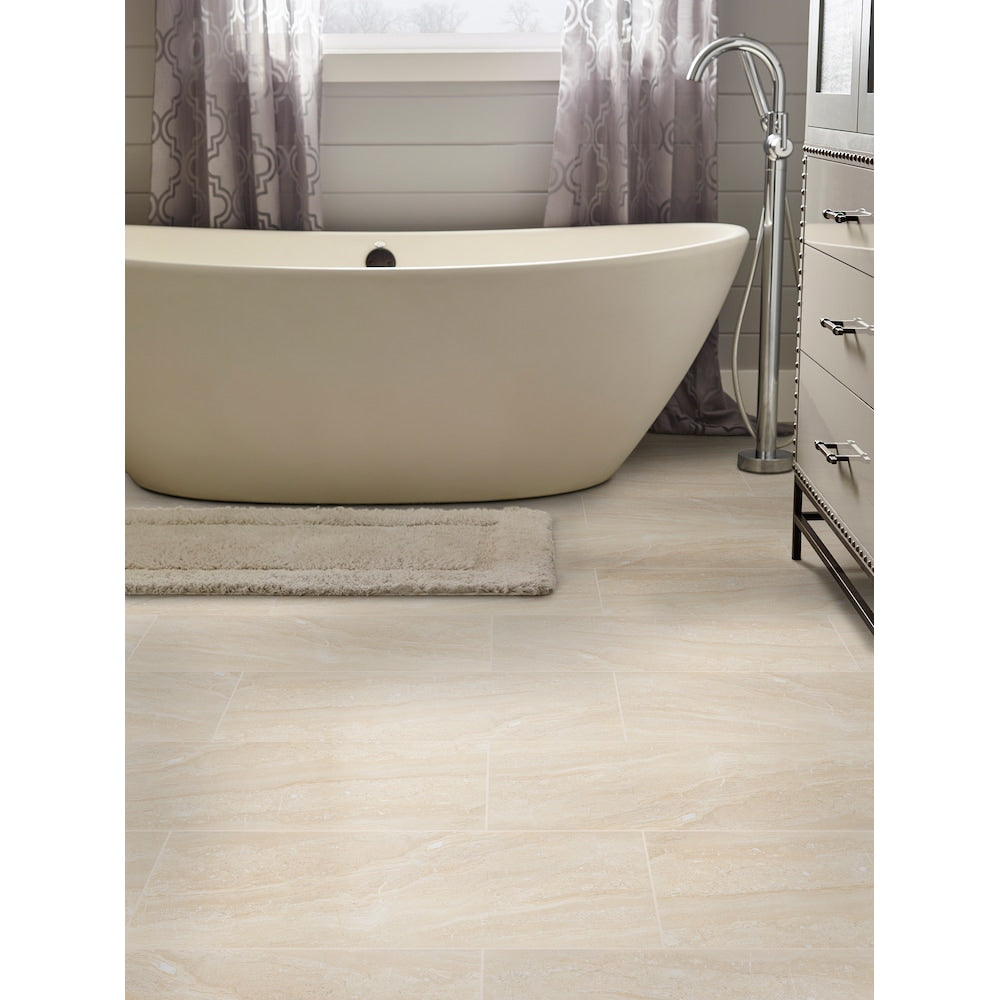 Take Home Tile Sample - Aria Oro 4 in. x 4 in. Polished Porcelain Floor and Wall Tile