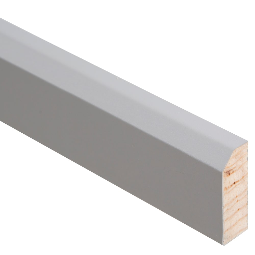Edson Grey 96 in. x 0.47 in. x 1.5 in. Light Rail Moulding
