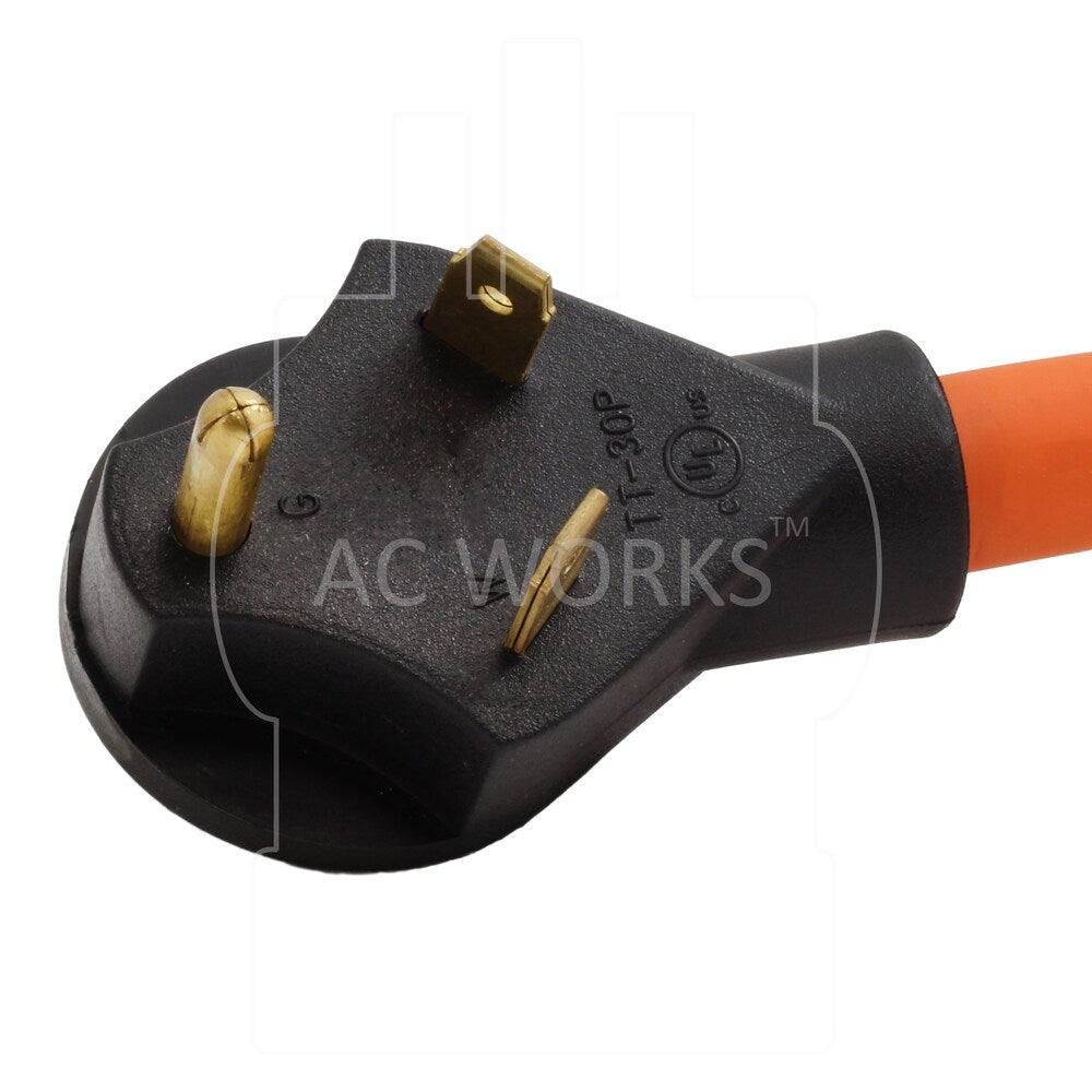 25ft 10/3 TT-30P RV/Generator 30A Plug to 3 Household Outlets