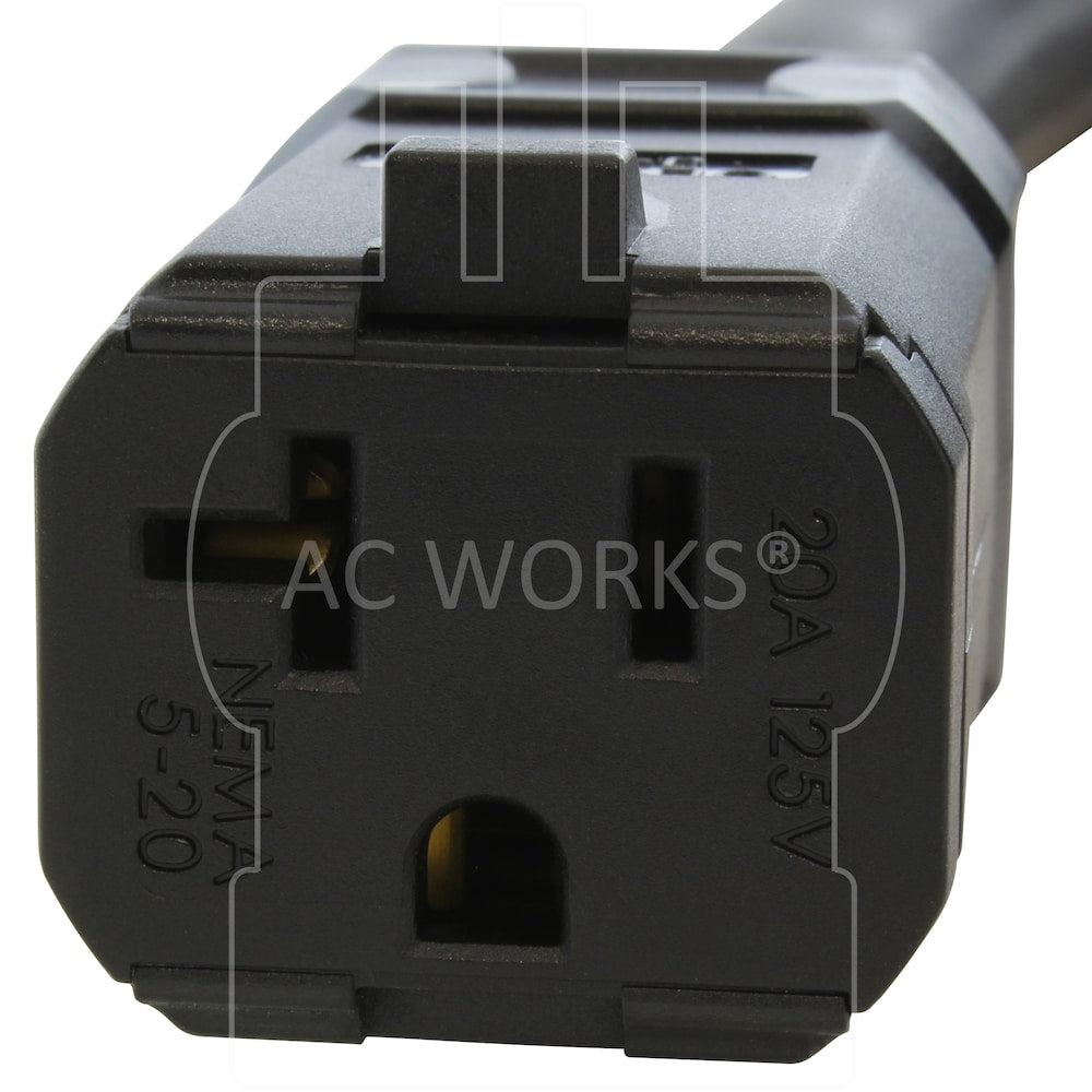 10ft SOOW 10 Gauge 20A 125 Volt NEMA 5-20  Over Kill Super Duty Rubber Extension Cord