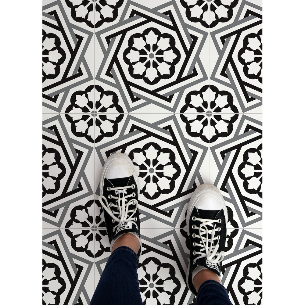 Carreaux de sol en vinyle autocollants Dakota de 12 po x 12 po (20 pi2/caisse)