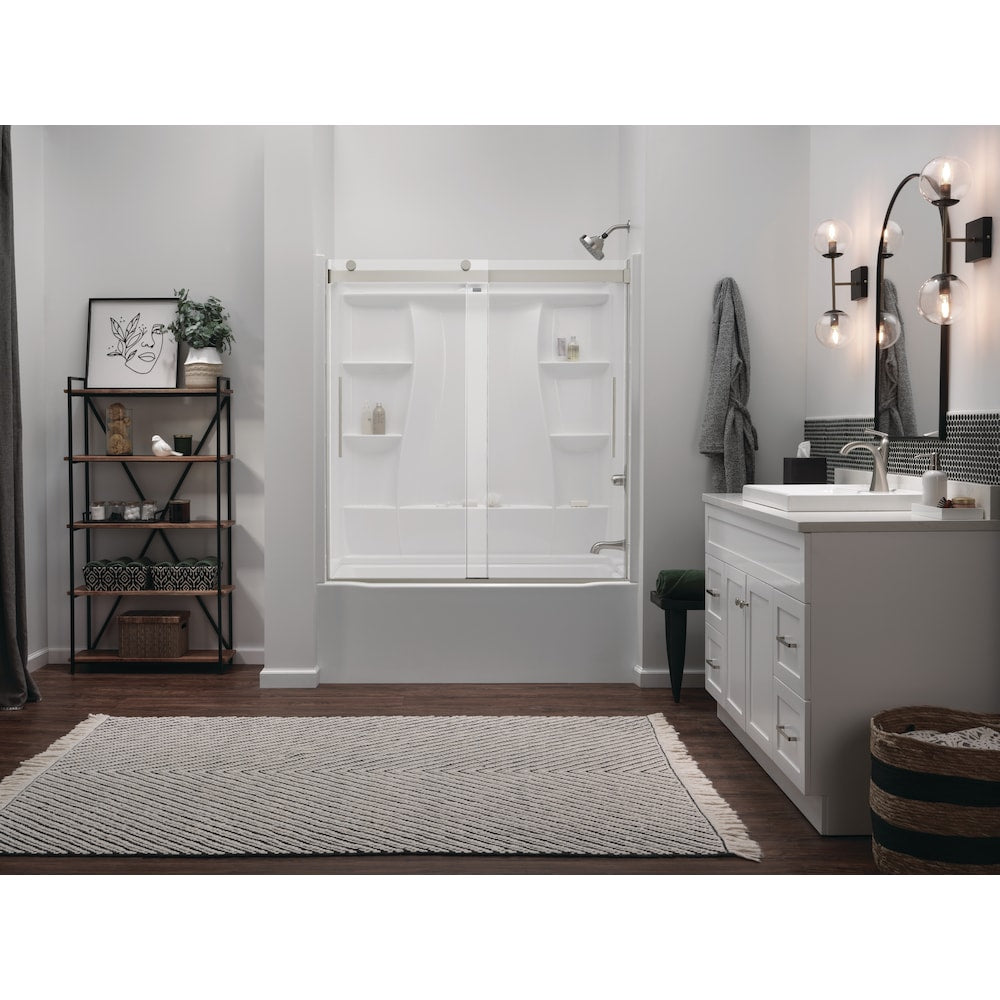 Classic 500 60 in. x 32 in. Right Drain Rectangular Alcove Bathtub in High Gloss White