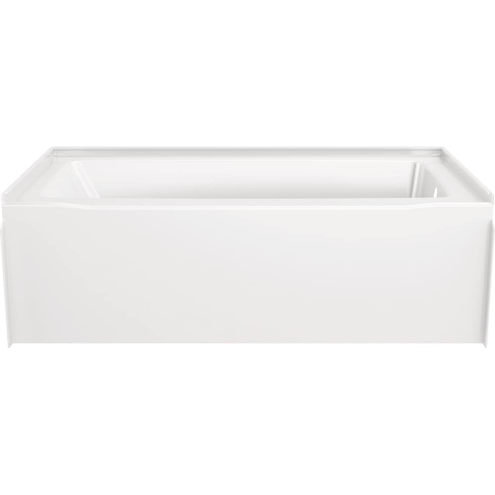 Classic 500 60 in. x 32 in. Right Drain Rectangular Alcove Bathtub in High Gloss White