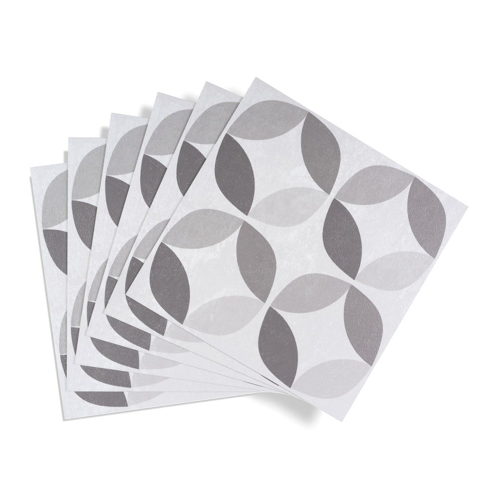 Geometric 12-inch x 12-inch Adhesive Vinyl Tile (22 sq. ft. / case)
