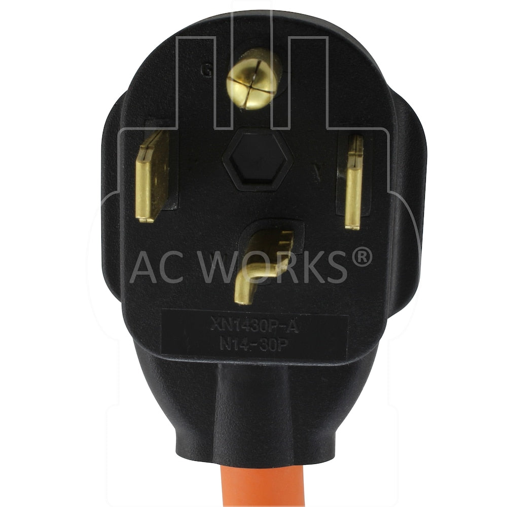 1.5FT 14-30P 4-Prong Plug to L6-30R 3-Prong 30A 250V Locking Adapter