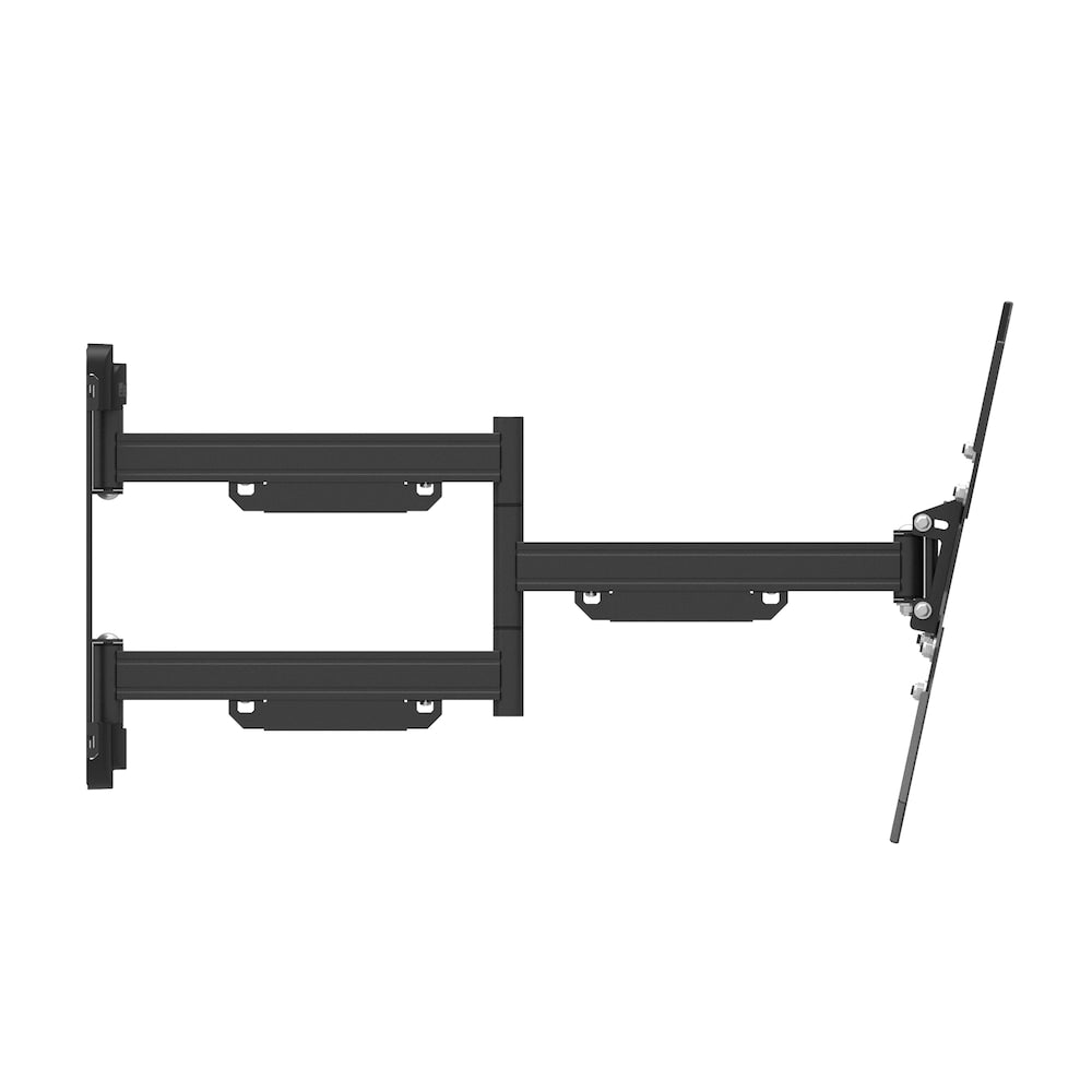 Stainless Steel Full Motion Single Stud Outdoor TV Mount for 30  70 TVs