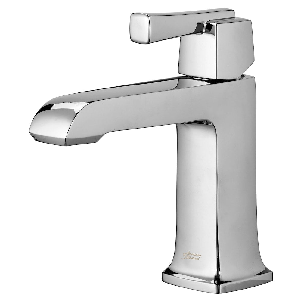 Robinet de lavabo de salle de bain à trou unique Townsend en chrome (robinet et drain inclus)