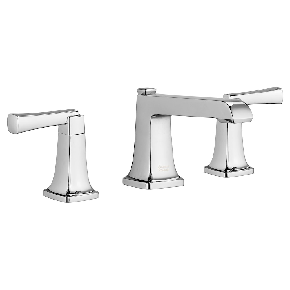 Robinet de lavabo de salle de bain à 2 poignées Townsend (8 pouces) en chrome (valve et drain inclus)