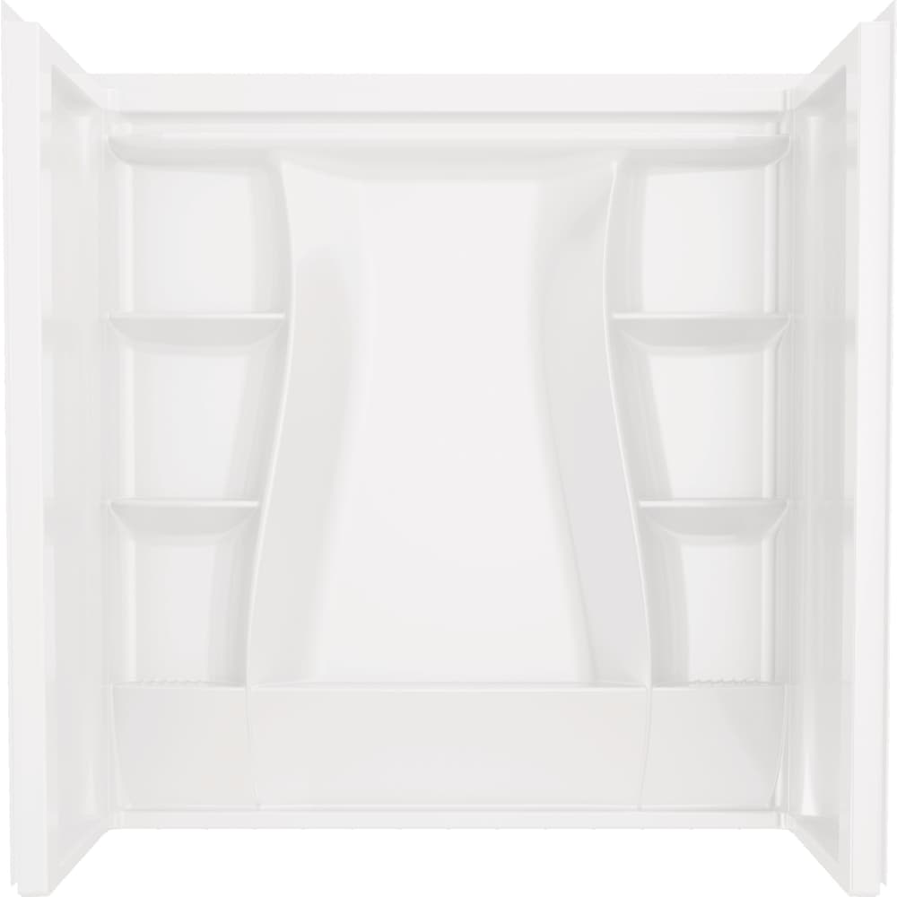 Classic 500 60 in. W x 61.25 in. H x 32 in. D Direct-to-Stud Alcove Tub Surround High Gloss White