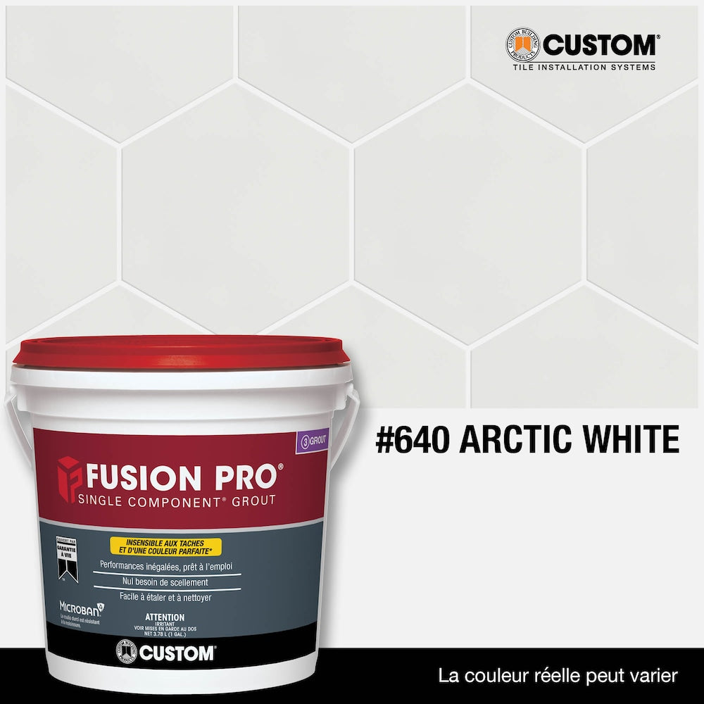 Fusion Pro 640 Arctic White 1 Qt. Single Component Grout
