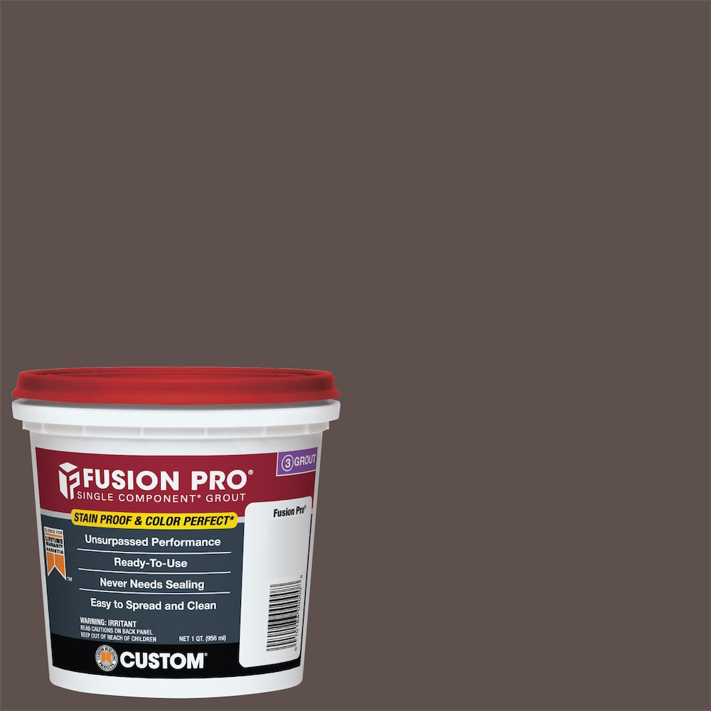 Fusion Pro 647 Brown Velvet 1 Qt. Single Component Grout